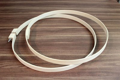 Start with a large quilt hoop