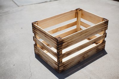 Freshly charred basket ready for finish.