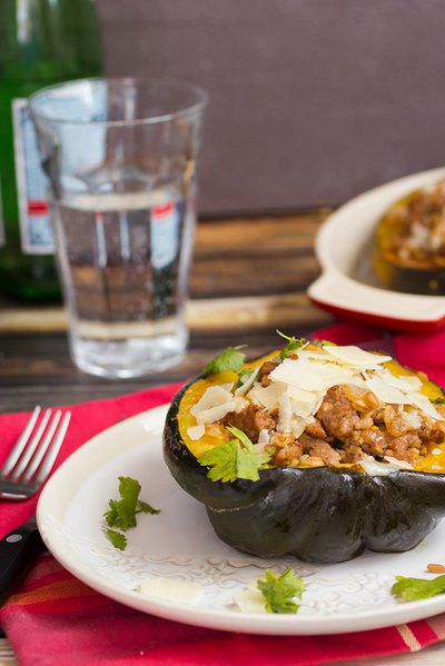 There's nothing more satisfying than a carby stuffed squash!