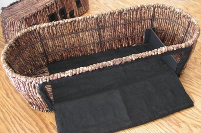 Glue the felt over a large section to provide stability.