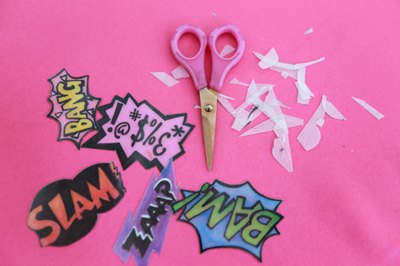 Carefully cut out all your designs.