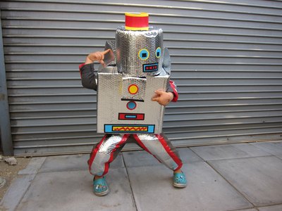 Robot at the ready.