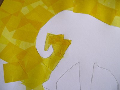 Trim tissue to fit in tight places