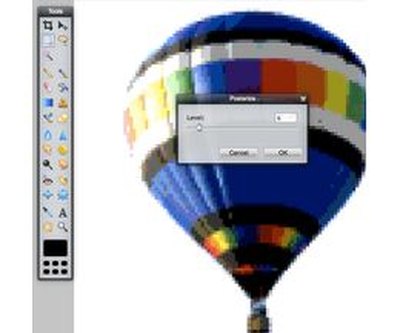 A posterization level of 5 or 6 results in a reasonable number of colors.