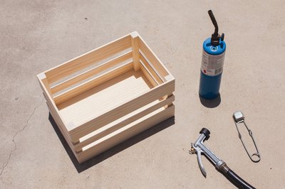 Materials for wood burning.