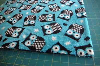 Square the fabric.