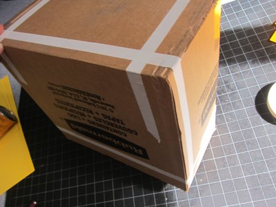 Make a rectangular box.