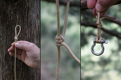 Secure smaller shackle to adjustable lead.