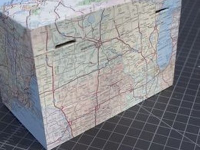 Cut space for hinges.