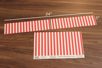 Cut strips of paper