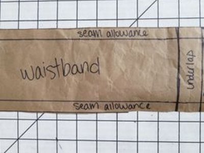Waistband pattern.
