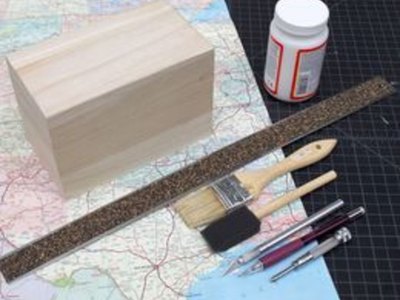 Decoupage supplies.