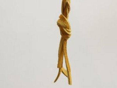 Finish with an overhand knot.