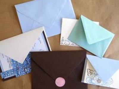 Homemade envelopes are simple and fun to create.