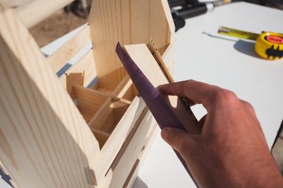 Removing rough edges.