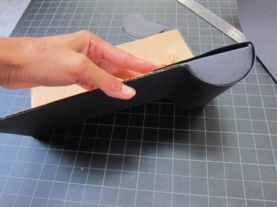 Add black paper to bumps.