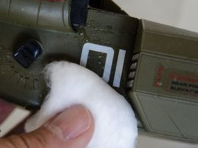 Handle decals carefully when they're wet to avoid tearing.