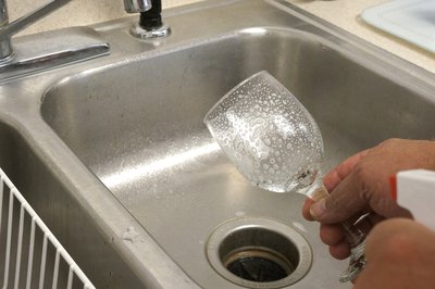 Remove stencil and clean with glass cleaner.