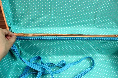 Cover the edges with trim