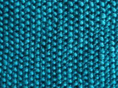“Knit” stitches as “V’s” and “purl” stitches as “bumps”
