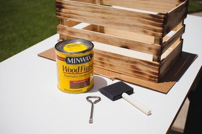 Staining materials.