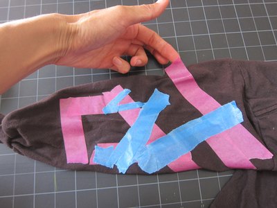 Add graffiti to a sleeve.