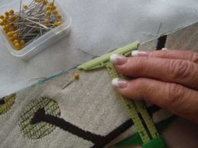 Pin and press the side hems.