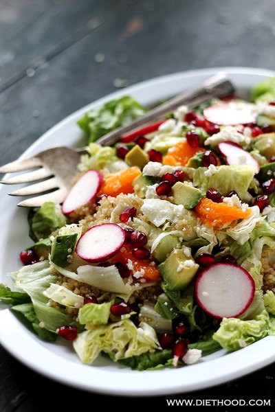Quinoa salad never looked so good!