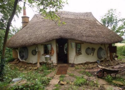 The tenant of this tiny cottage pays for rent with milk and cream.