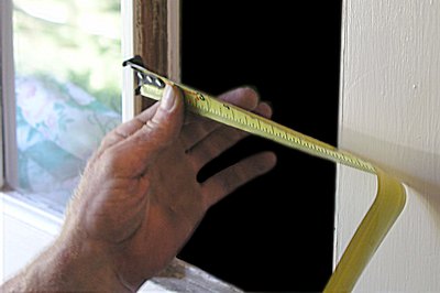 Measure about 1/8th inch short of the true dimension.