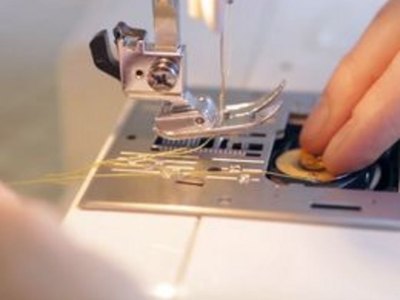 Place bobbin into bobbin case.