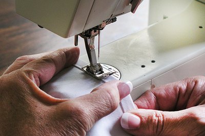Stitch down the casing.