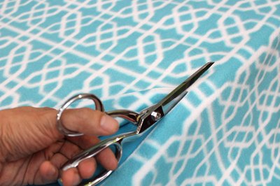 Cut fleece to size