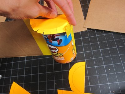 Cover sides of semi-circles.