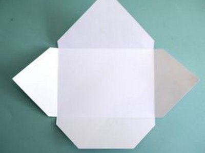 Trim the bottom flap.