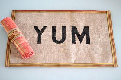 Burlap Placemat
