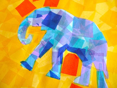 Cover the elephant the same way
