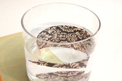Soak the paper in water