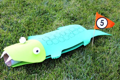 Hungry alligator