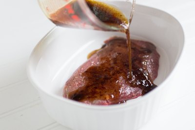 Marinate sirloin