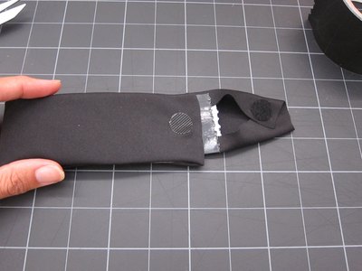 Add a velcro closure.