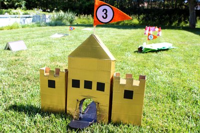 Castle with drawbridge