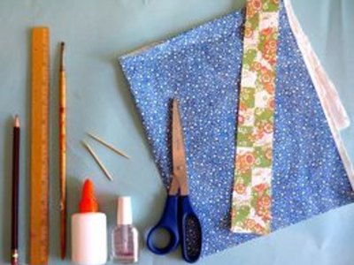 These are the supplies needed to make paper beads.