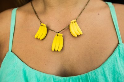 No one will ever believe this necklace is made from a gumball machine!