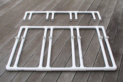 Support stand laid out.