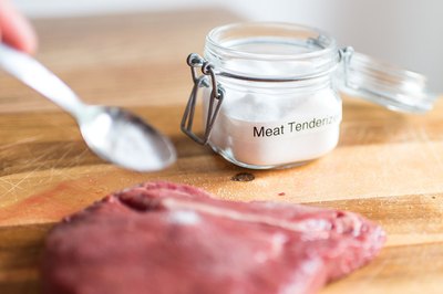 Enzymes help tenderize.