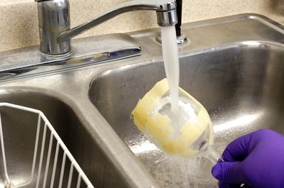 Rinse solution off after recommended interval.