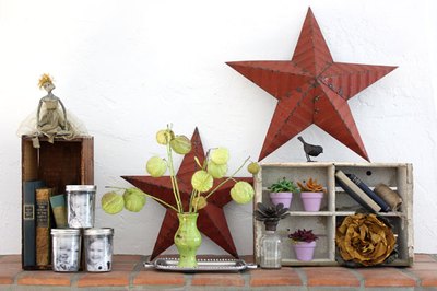 Have fun throughout the year updating your mantel with different design ideas.