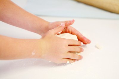 Knead mixture until you have a small ball of dough.