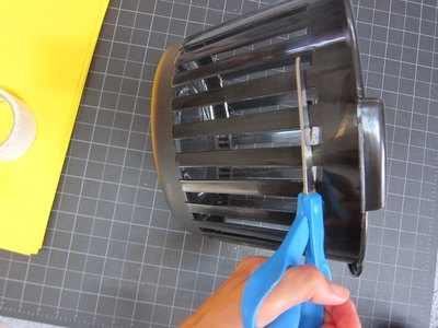 Shorten your plastic basket.
